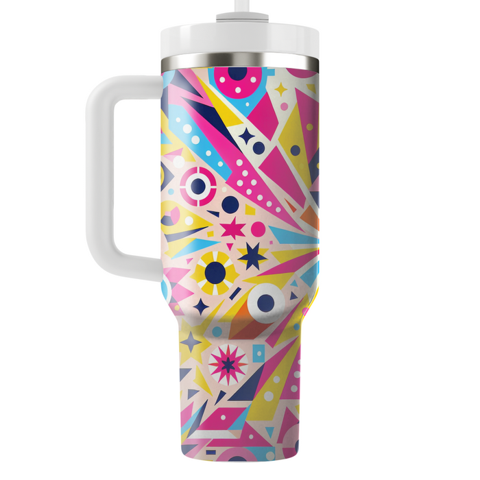 Colorful Confetti Splash Custom Tumblers