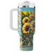 Summer Sunflower Delight  Personalized Tumblers