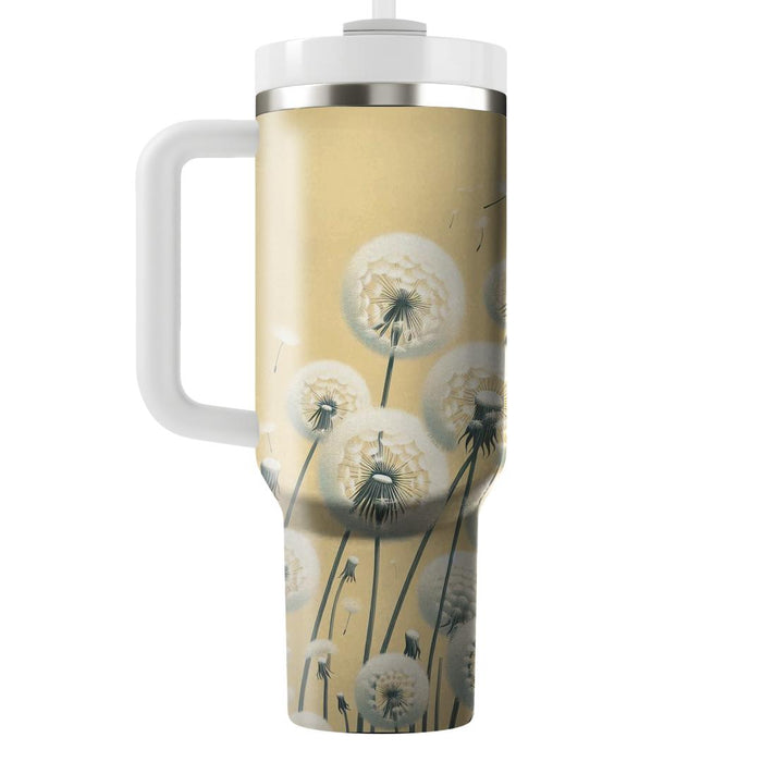 Whimsical Dandelion Fields  Decorative Tumblers