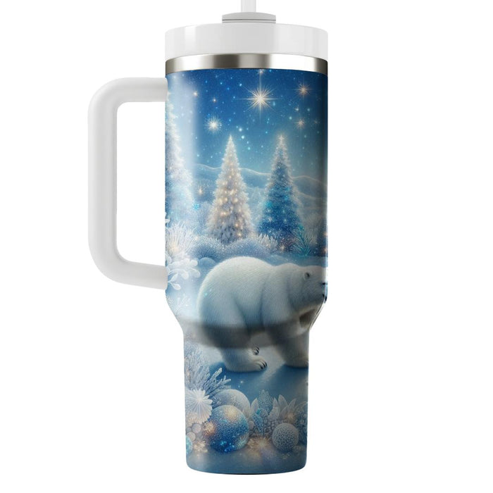 Winter Polar Bear Parade  Tumblers For Gifts