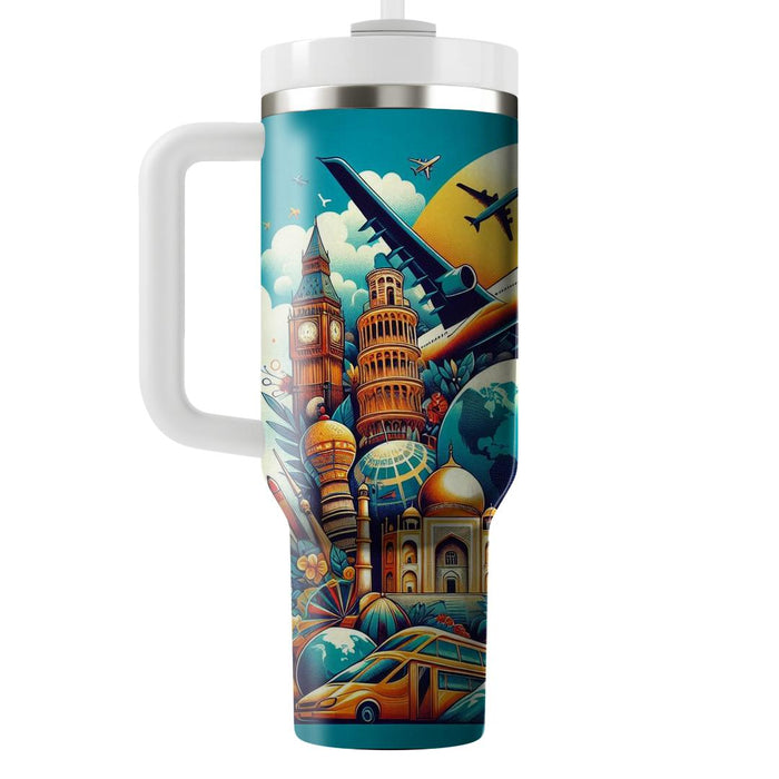 Wanderlust Dreams - A Festival Of Travel  Custom Tumblers