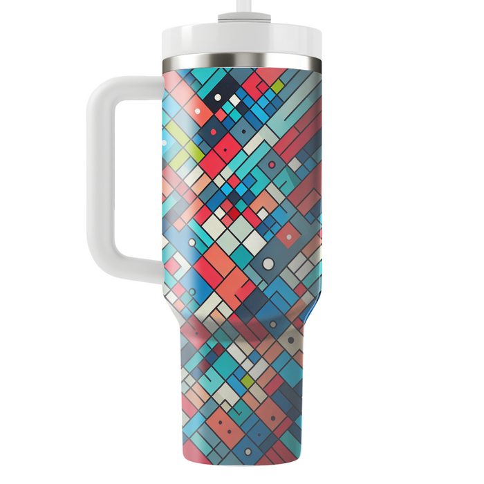 Stained Glass Geometry  Custom Tumblers