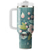 Spring Rain Delight  Decorative Tumblers