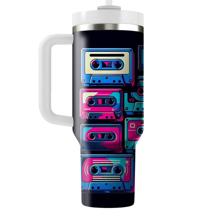 Vintage Cassette Tapes  Insulated Tumblers