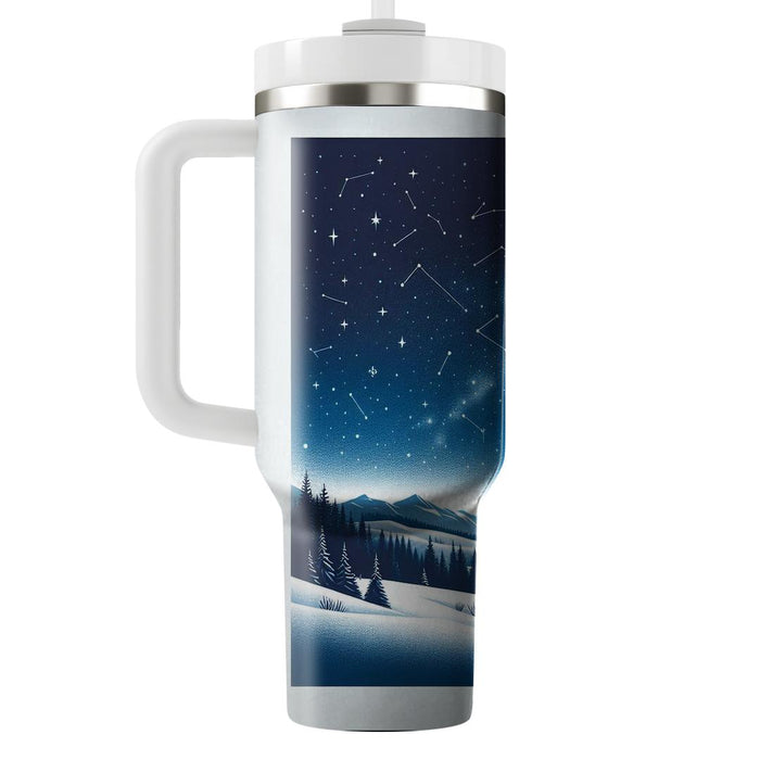 Winter Starlit Skies  Unique Tumblers