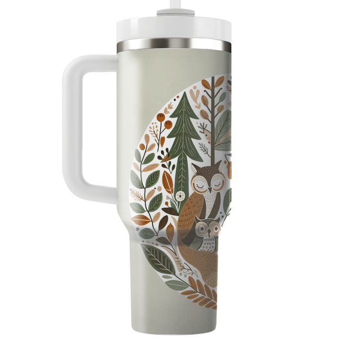 Woodland Creatures Delight Unique Tumblers