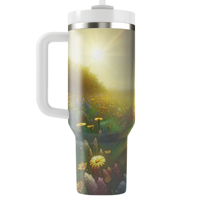 Sunlit Meadow  Travel Tumblers