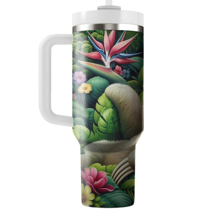 Tropical Sloth Sanctuary  Tumbler Cups