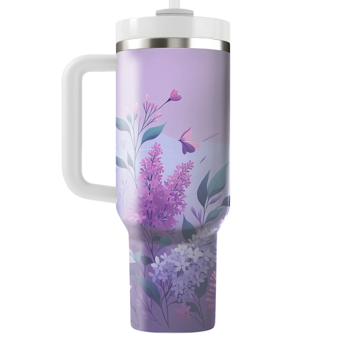 Spring Lilac Breeze  Personalized Tumblers