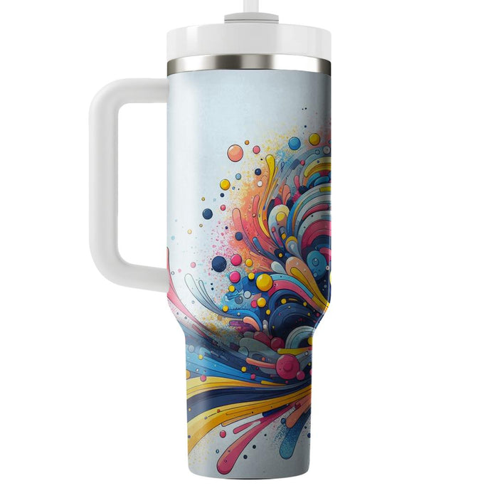 Artistic Paint Splash  Decorative Tumblers