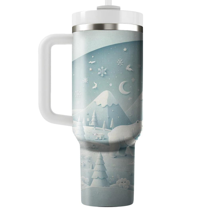 Winter Polar Bear Wonderland  Tumblers For Gifts