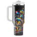 Whirlwind Of Festivities - A Colorful Celebration  Travel Tumblers