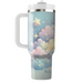 Whimsical Clouds And Stars Travel Tumblers