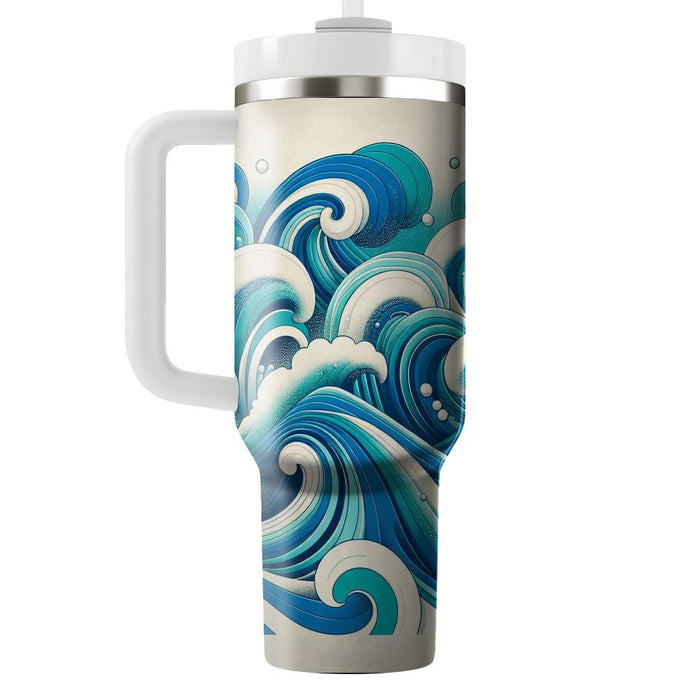 Wave Crash  Travel Tumblers