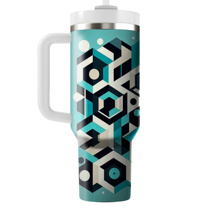 Geometric Octagon Pattern  Personalized Tumblers