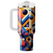 Artistic Geometric Patterns  Tumblers With Lids