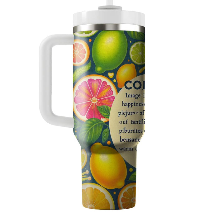 Sunshine Citrus Delight  Tumbler Cups