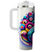 Whimsical Spirals  Custom Tumblers