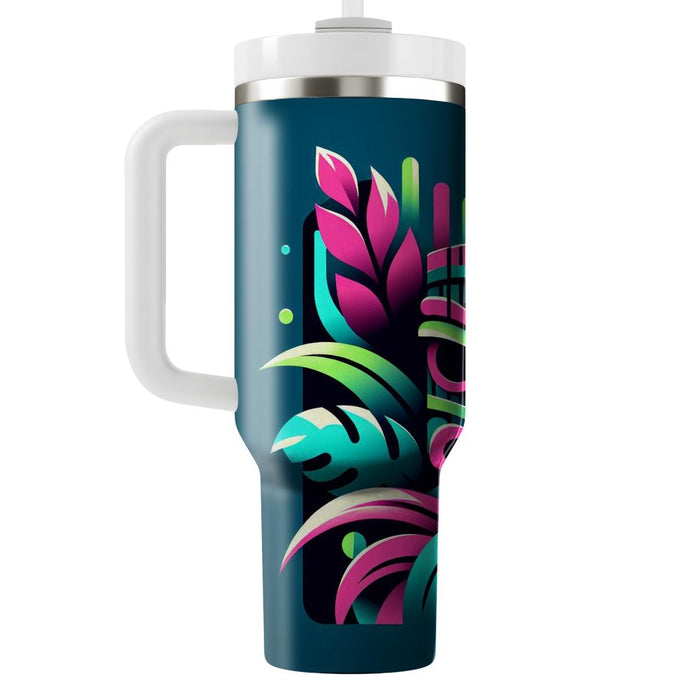 Techno Tiki Oasis Travel Tumblers