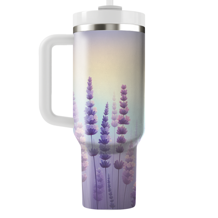 Sunkissed Lavender Fields  Tumblers With Lids