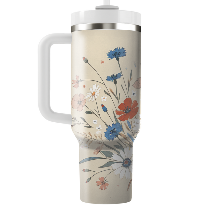 Wildflower Bohemian  Tumblers For Gifts