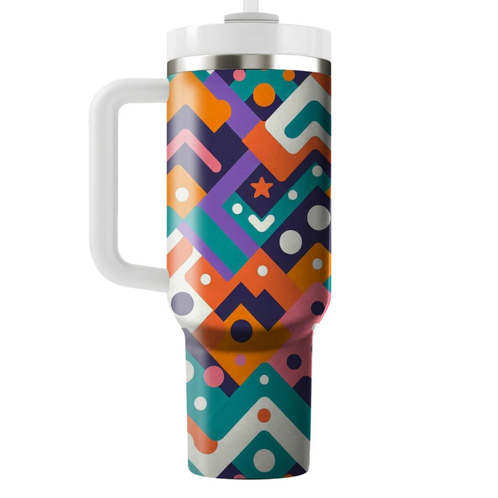 Funky Zigzag Design  Tumblers For Gifts