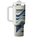 Modern Wave Geometrics  Custom Tumblers