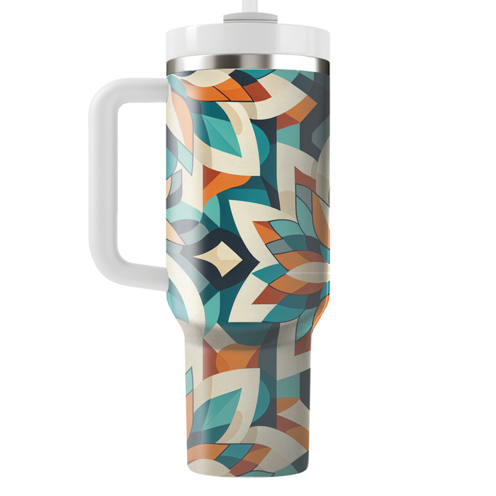 Artistic Geometric Petals  Insulated Tumblers