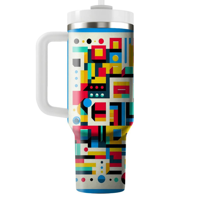 Vivid Color Block  Unique Tumblers