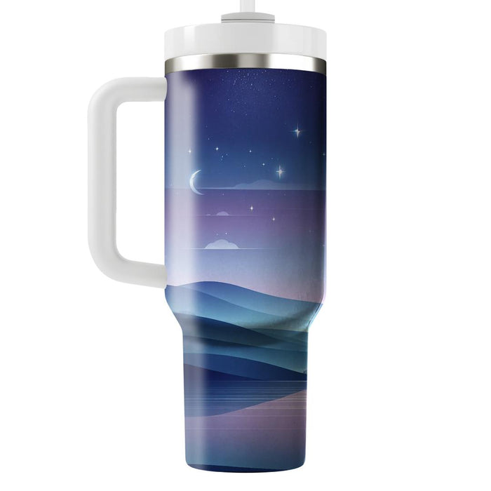 Serene Reflections - A Meditative New Year  Tumbler Cups