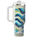 Abstract Geometric Waves  Decorative Tumblers