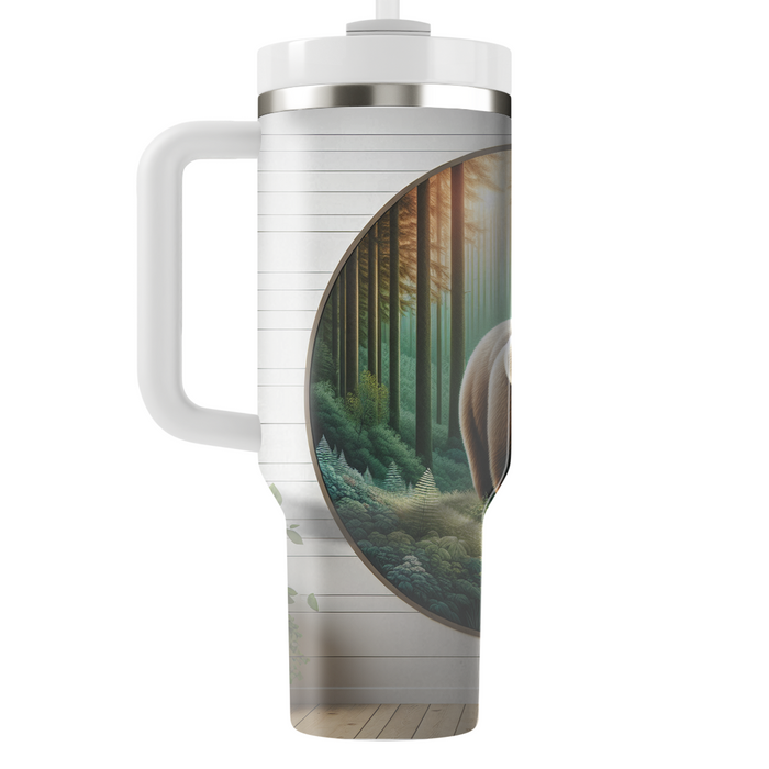 Woodland Bear Serenity  Decorative Tumblers