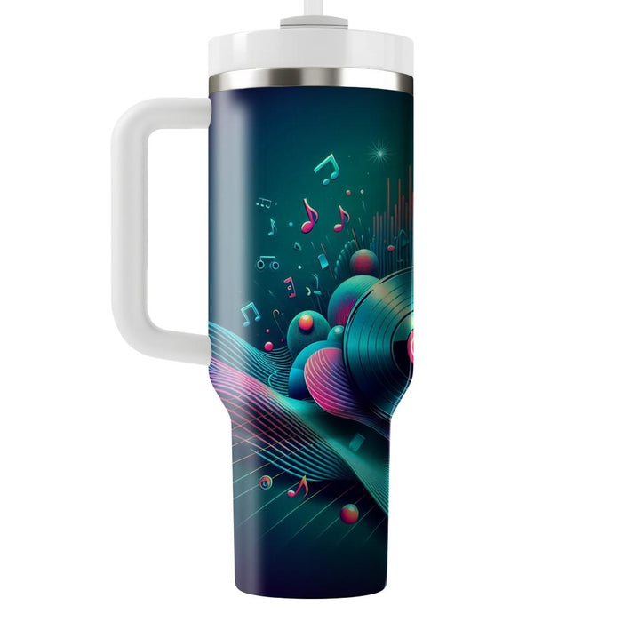 Vibrant Vinyl Reverie Travel Tumblers