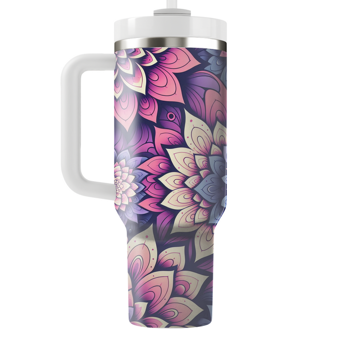 Fractal Flower  Decorative Tumblers