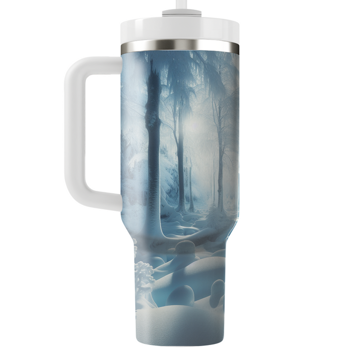 Winter Frosty Forest  Personalized Tumblers