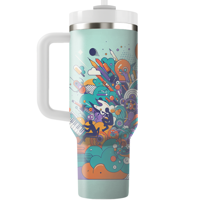 Bold Patterns Kaleidoscope  Personalized Tumblers