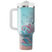 Underwater Fantasy Seahorse  Tumblers With Lids