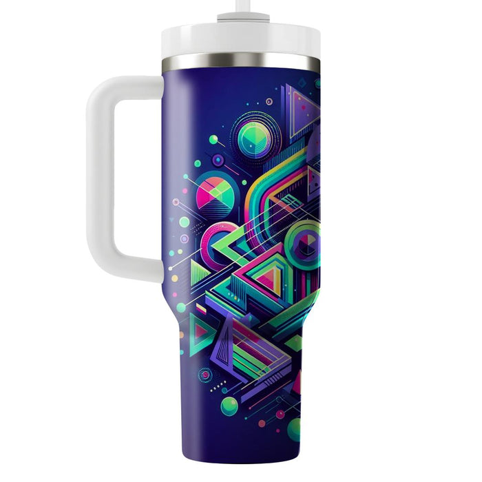 Geometric Synth  Custom Tumblers