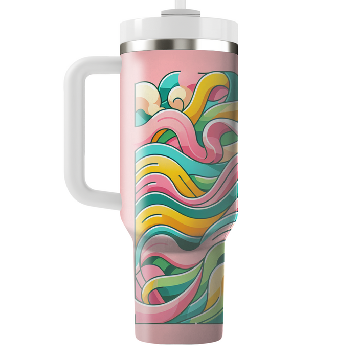 Abstract Ribbon  Decorative Tumblers