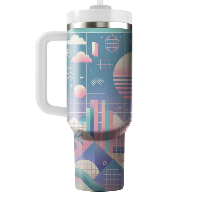 Vaporwave Retro Aesthetic  Tumblers For Gifts