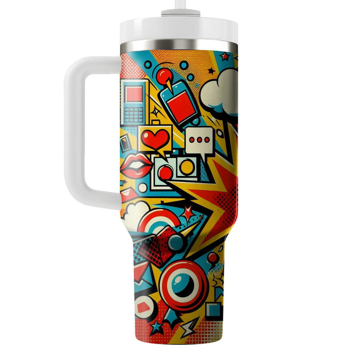 Vivid Pop Art  Tumbler Cups