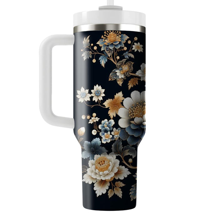 Floral Chinoiserie  Insulated Tumblers