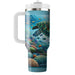 Vivid Sea Turtle Journey  Tumblers With Lids