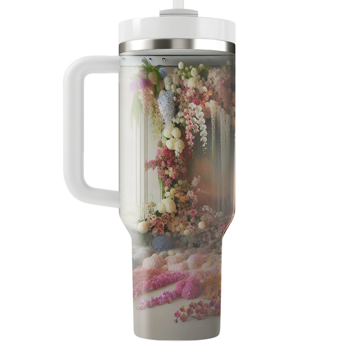 Floral Cascade  Insulated Tumblers