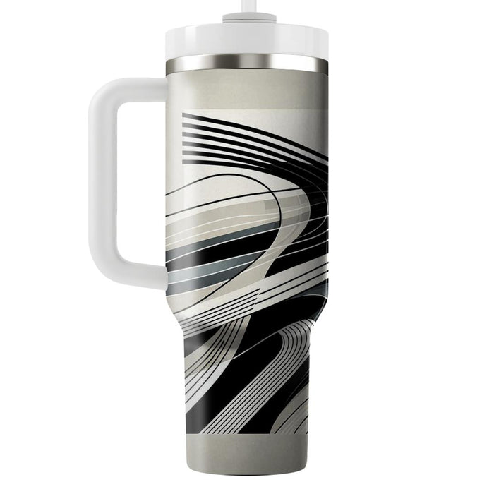 Sleek Linear Pattern  Custom Tumblers