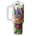 Vibrant Floral Harmony  Tumblers With Lids