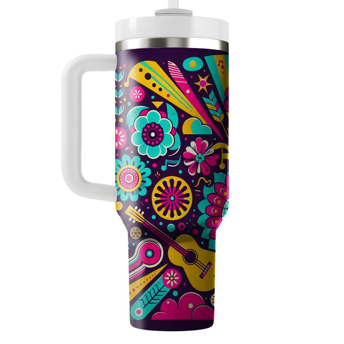 Vibrant Festival Dreams  Custom Tumblers