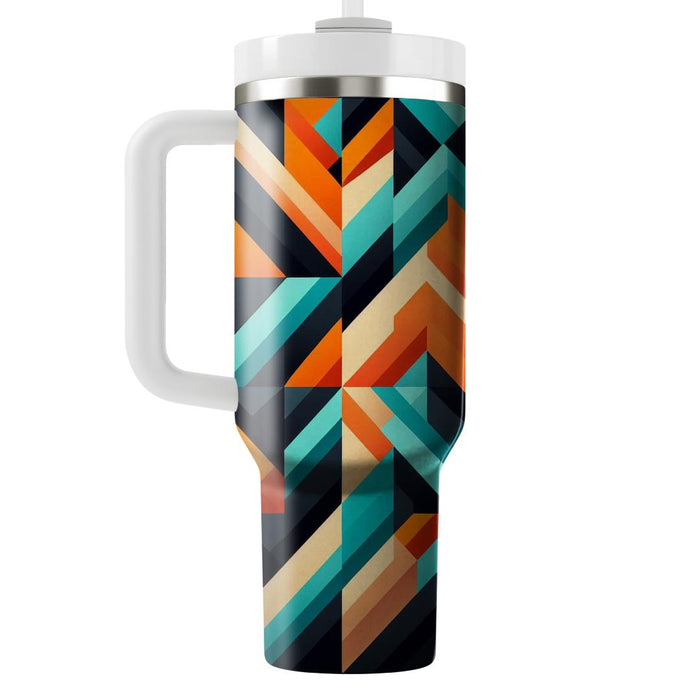 Bold Triangle Design  Custom Tumblers