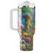 Spring Garden Path  Personalized Tumblers