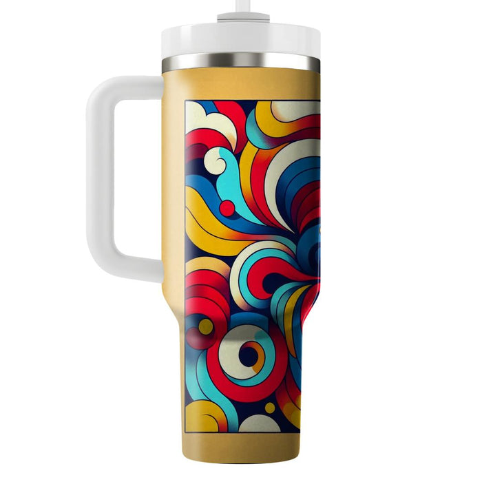 Abstract Art Fusion  Decorative Tumblers